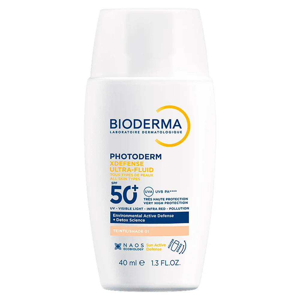 Protector Bioderma Xdefense Ultra Fluid Spf 50+ Frasco 40Ml