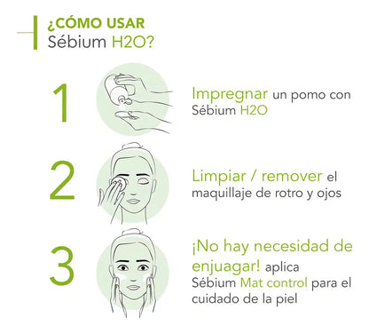 Agua Micelar Sébium H2O - Bioderma 500 ml