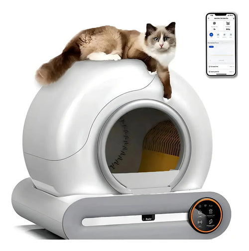 Arenero Automático para Gatos - Conexión Wifi / Control por App - Blanco