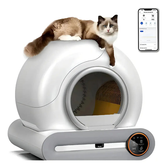 Arenero Automático para Gatos - Conexión Wifi / Control por App - Blanco