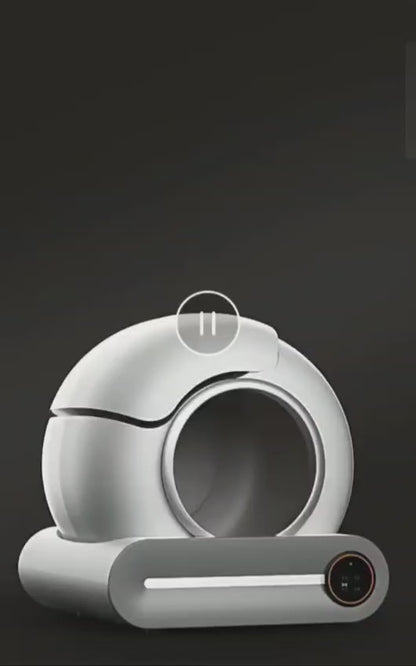 Arenero Automático para Gatos - Conexión Wifi / Control por App - Blanco